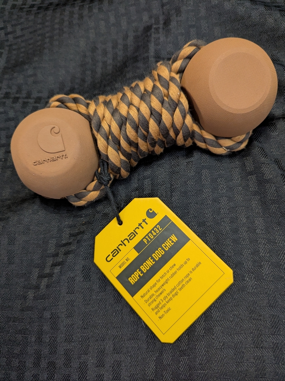 Carhartt Rope Bone Dog Chew Toy.